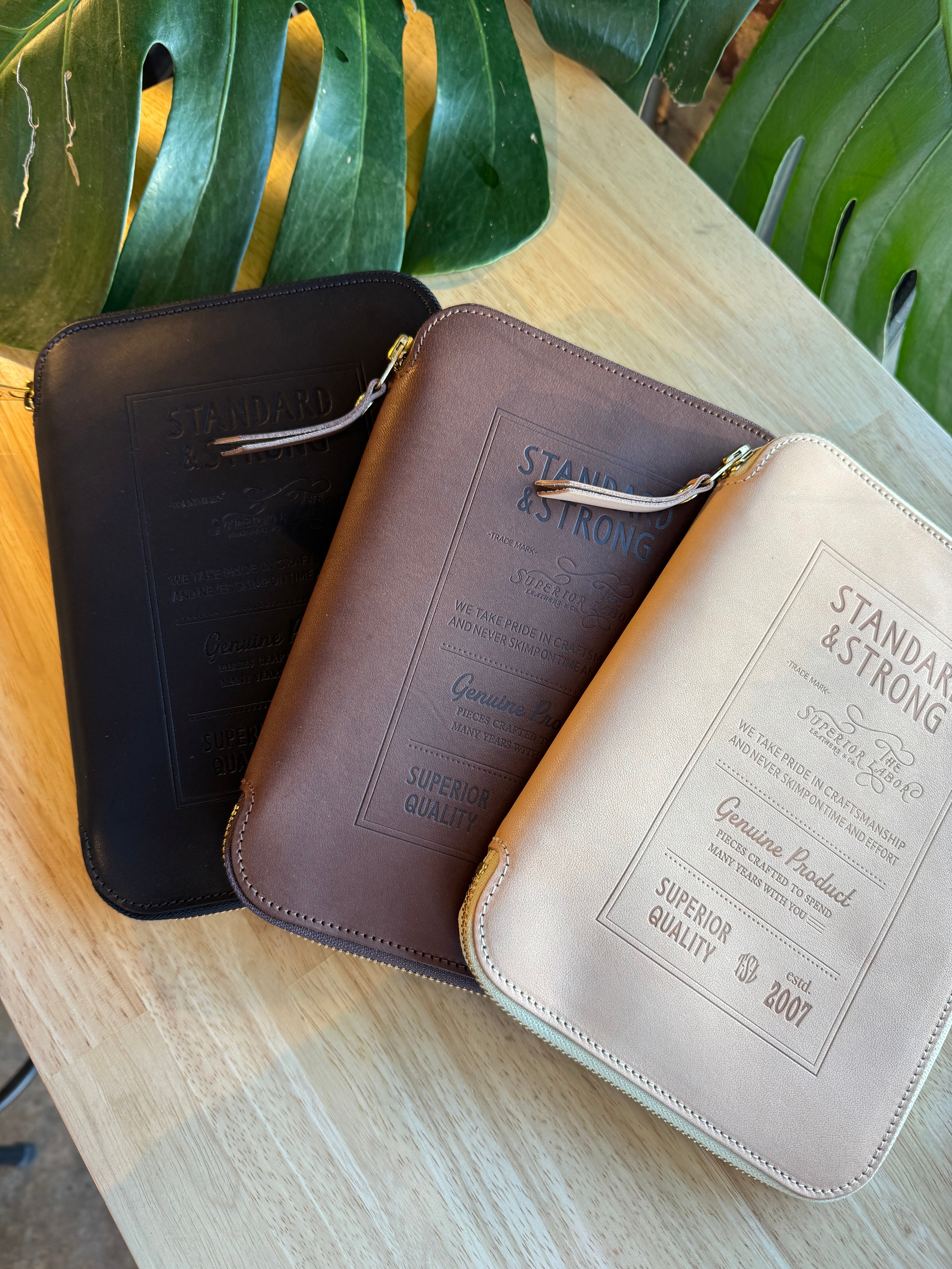 The Superior Labor Stamped Series Zip Organizer A5 – Good Postage