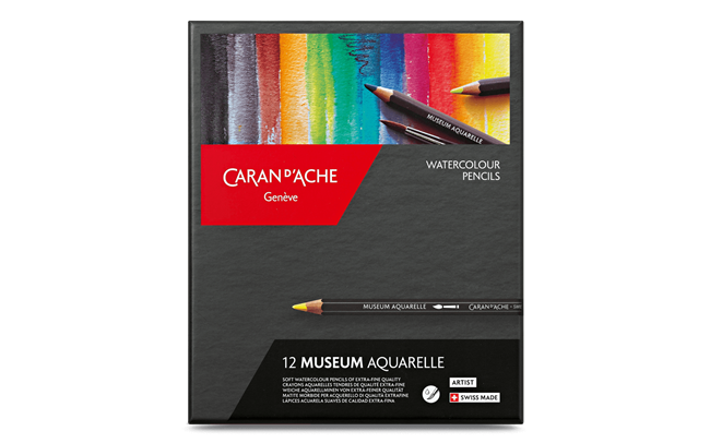 Caran D'Ache Museum Aquarelle Pencil Set - Landscape, Set of 20