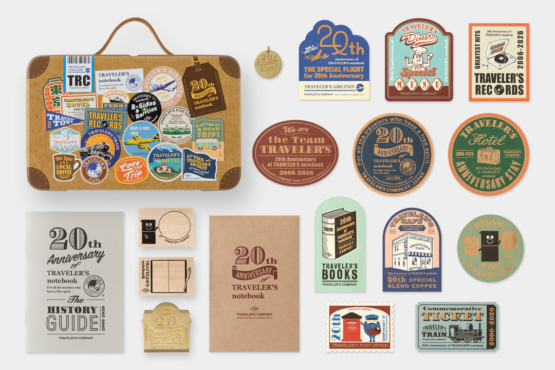 TRAVELER'S Notebook 20th Anniversary Customization Set – Good Postage