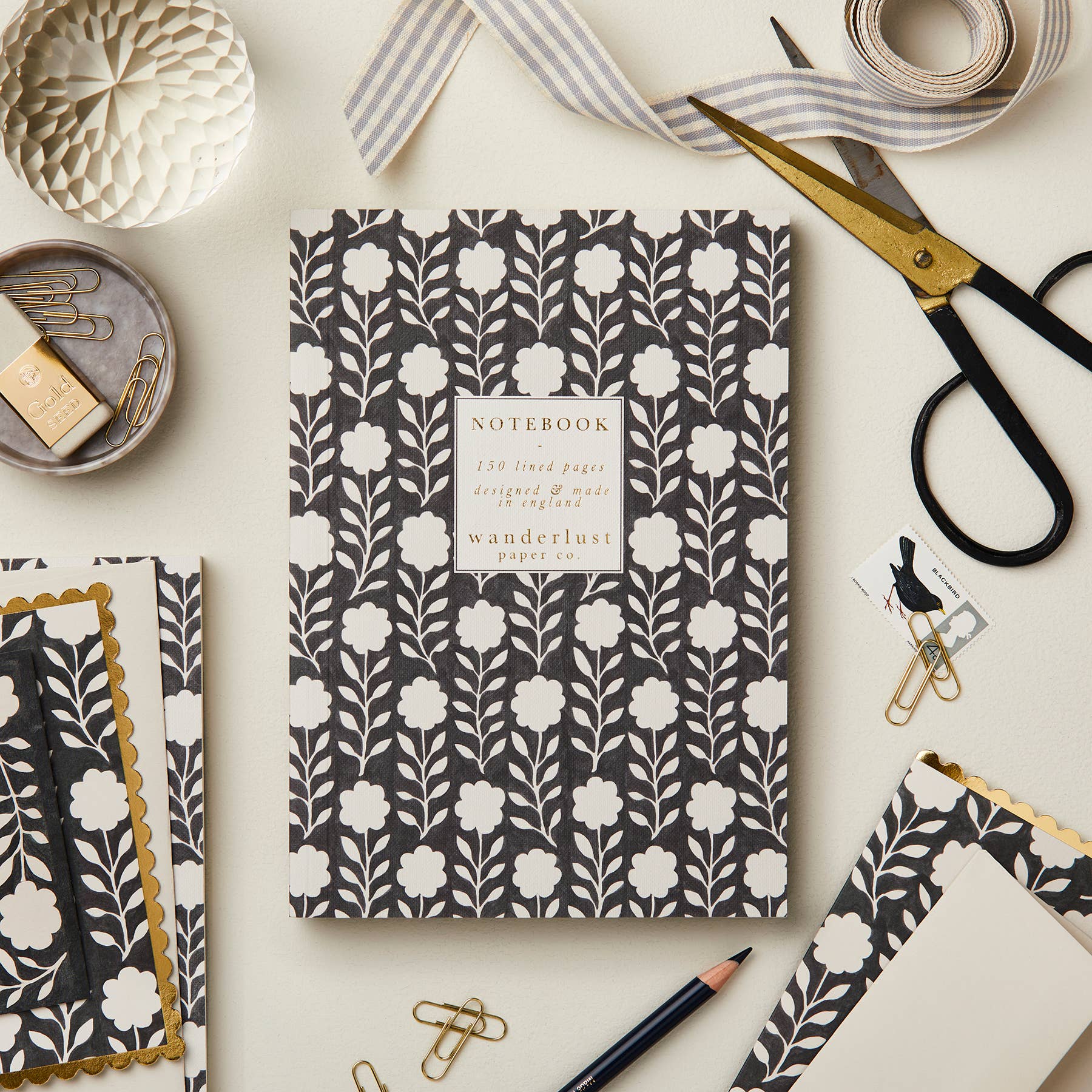 Wanderlust Ink Wanderlust Paper Co - Ink Flora Notebook – Good Postage