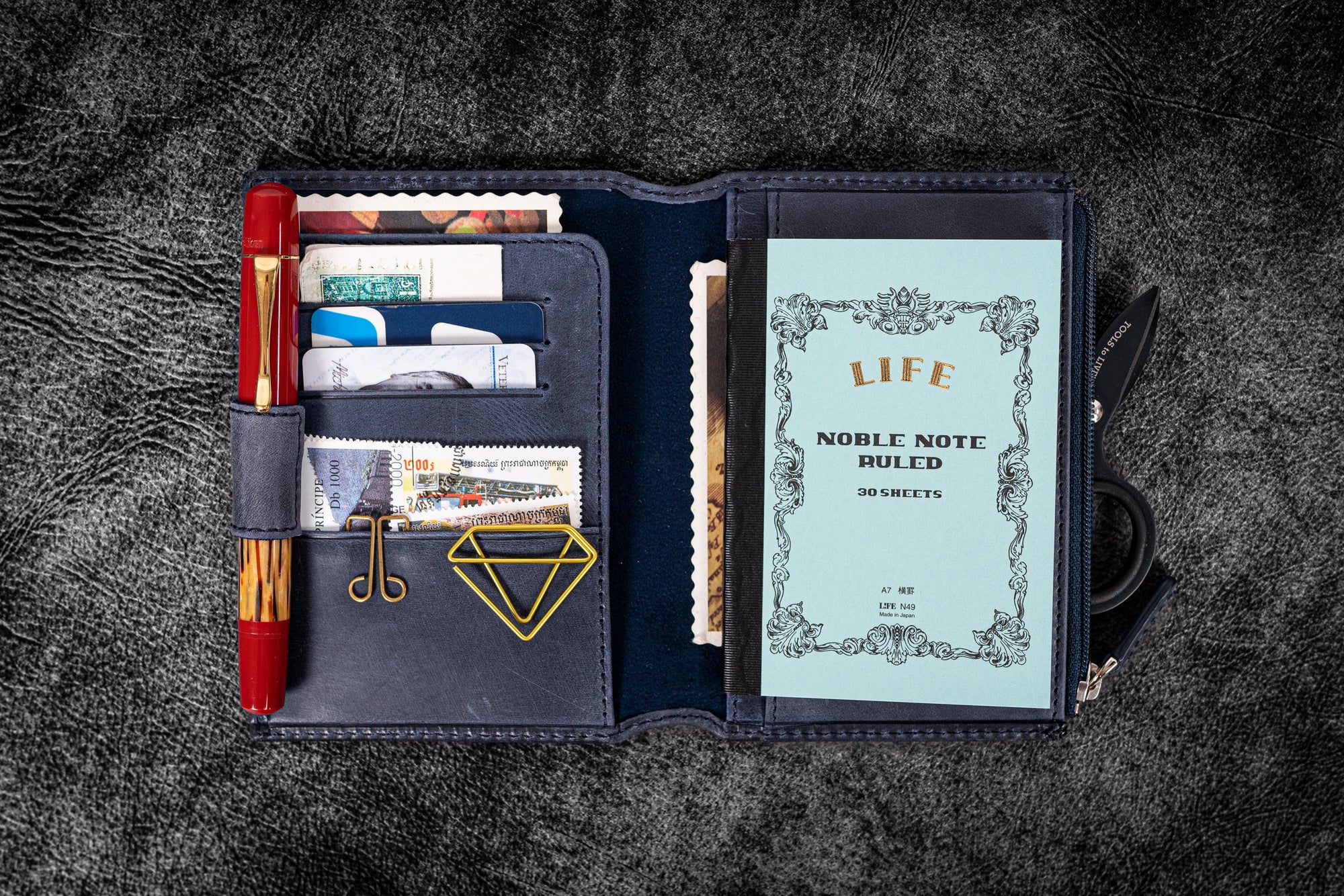 Galen Leather Wallet Insert Passport Size – Good Postage