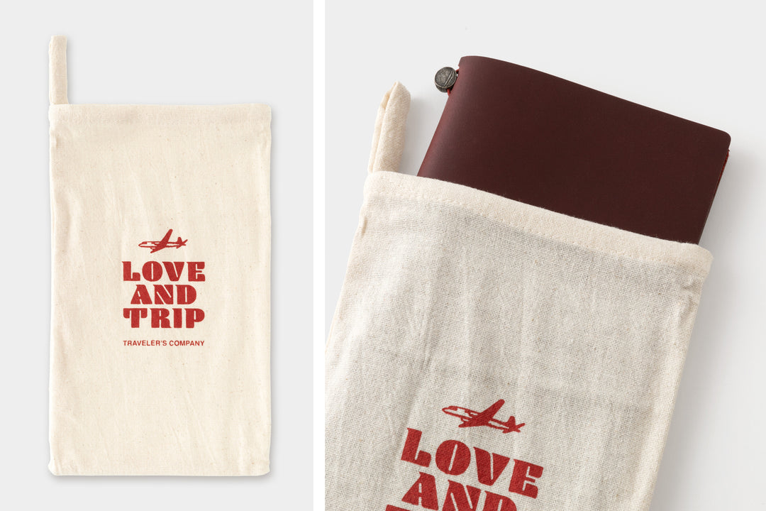 TRAVELER'S Company Love & Trip Red Notebook – Good Postage
