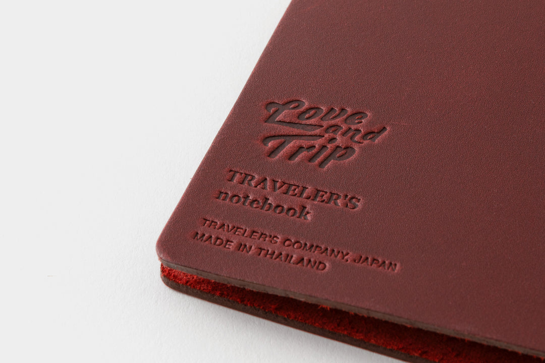 TRAVELER'S Company Love & Trip Red Notebook – Good Postage