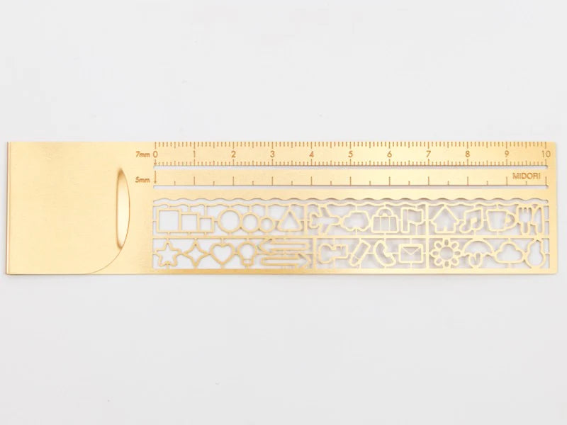 Forge Clip Ruler Midori Clip Ruler – Good Postage